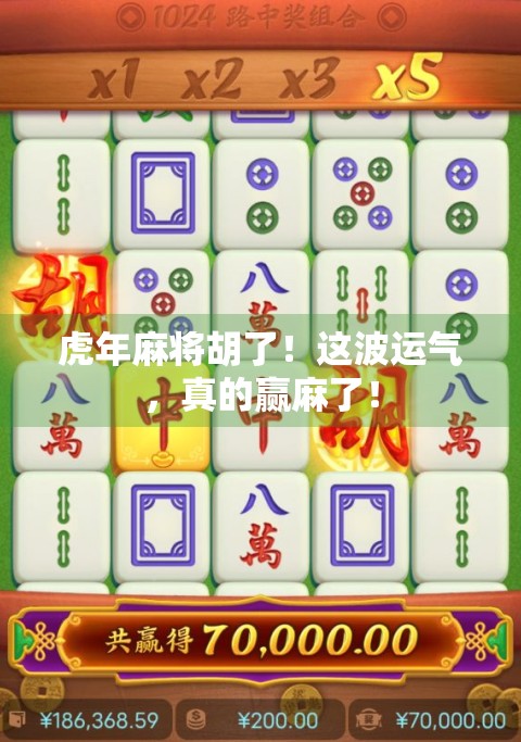 虎年麻将胡了！这波运气，真的赢麻了！