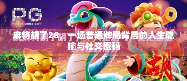 麻将胡了28，一场普通牌局背后的人生隐喻与社交密码