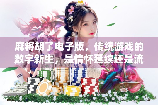 麻将胡了电子版，传统游戏的数字新生，是情怀延续还是流量陷阱？
