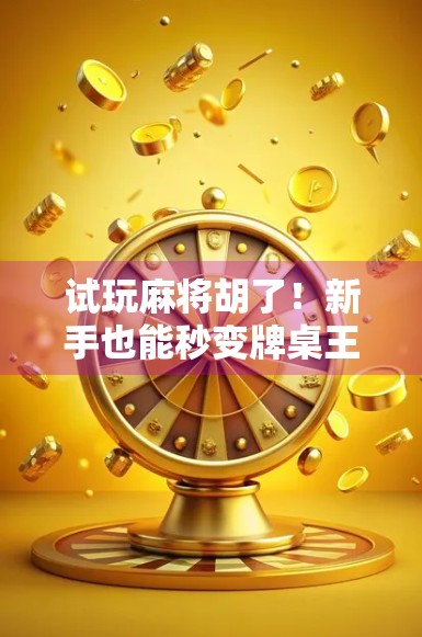 试玩麻将胡了！新手也能秒变牌桌王者？我差点以为自己是祖传高手！