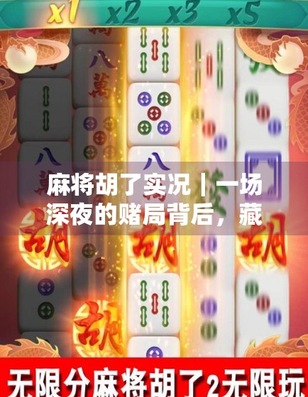 麻将胡了实况｜一场深夜的赌局背后，藏着多少成年人的孤独与治愈？