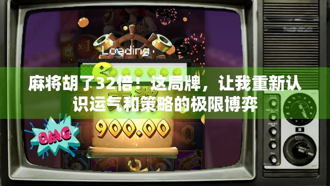 麻将胡了32倍！这局牌，让我重新认识运气和策略的极限博弈