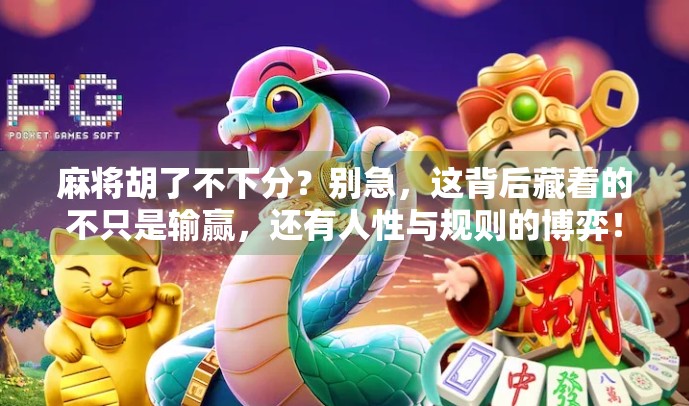 麻将胡了不下分？别急，这背后藏着的不只是输赢，还有人性与规则的博弈！