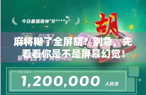 麻将糊了全屏胡？别急，先看看你是不是屏幕幻觉！