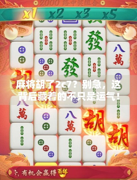 麻将胡了2c7？别急，这背后藏着的不只是运气！
