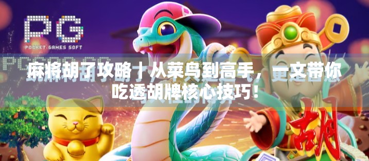 麻将胡了攻略｜从菜鸟到高手，一文带你吃透胡牌核心技巧！