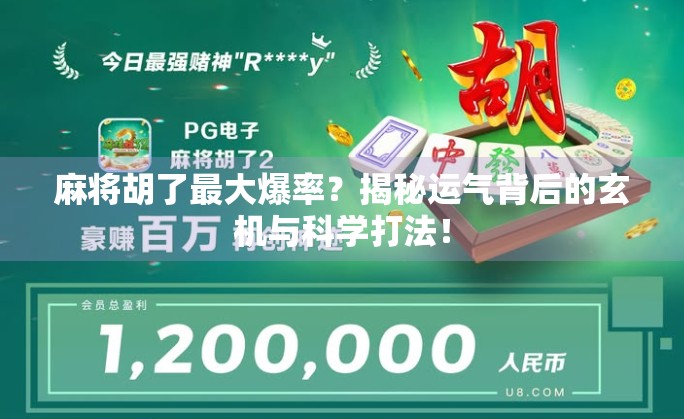 麻将胡了最大爆率？揭秘运气背后的玄机与科学打法！