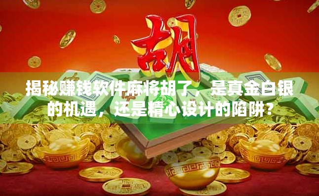 揭秘赚钱软件麻将胡了，是真金白银的机遇，还是精心设计的陷阱？