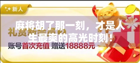 麻将胡了那一刻，才是人生最爽的高光时刻！