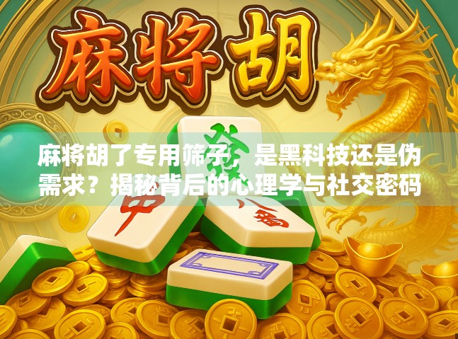 麻将胡了专用筛子，是黑科技还是伪需求？揭秘背后的心理学与社交密码