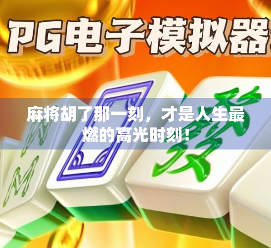 麻将胡了那一刻，才是人生最燃的高光时刻！