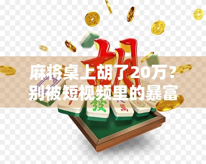 麻将桌上胡了20万？别被短视频里的暴富梦骗了！