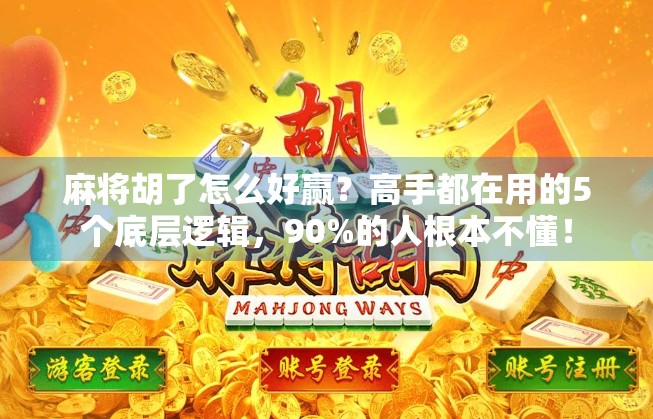 麻将胡了怎么好赢？高手都在用的5个底层逻辑，90%的人根本不懂！