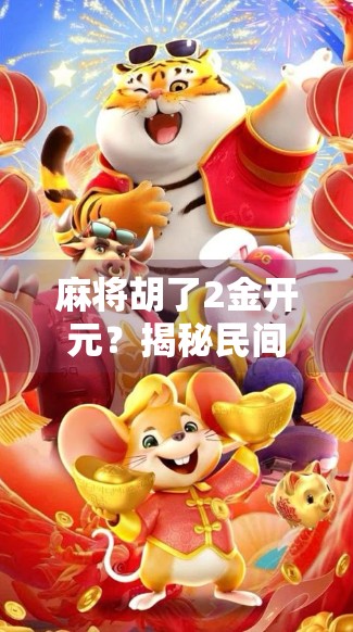 麻将胡了2金开元？揭秘民间牌局里的神秘彩头与心理博弈！