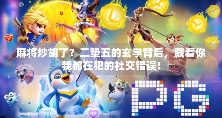 麻将炒胡了?二垫五的玄学背后,藏着你我都在犯的社交错误!