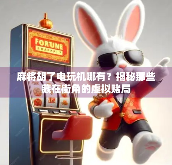 麻将胡了电玩机哪有？揭秘那些藏在街角的虚拟赌局
