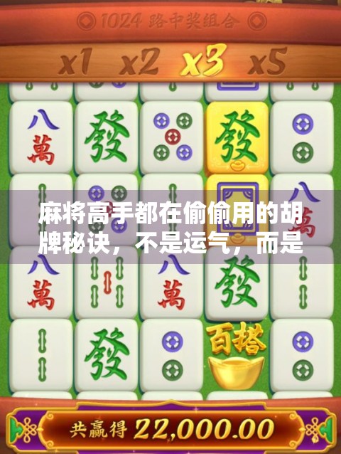 麻将高手都在偷偷用的胡牌秘诀，不是运气，而是这5个底层逻辑！