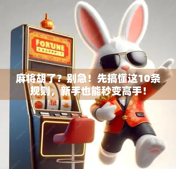 麻将胡了?别急!先搞懂这10条规则,新手也能秒变高手!