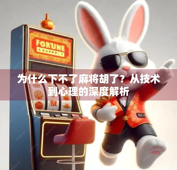 为什么下不了麻将胡了？从技术到心理的深度解析
