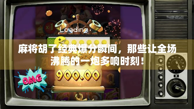 麻将胡了经典爆分瞬间,那些让全场沸腾的一炮多响时刻!