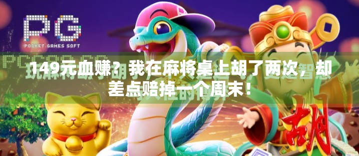 149元血赚？我在麻将桌上胡了两次，却差点赔掉一个周末！