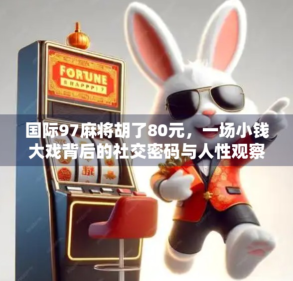 国际97麻将胡了80元,一场小钱大戏背后的社交密码与人性观察