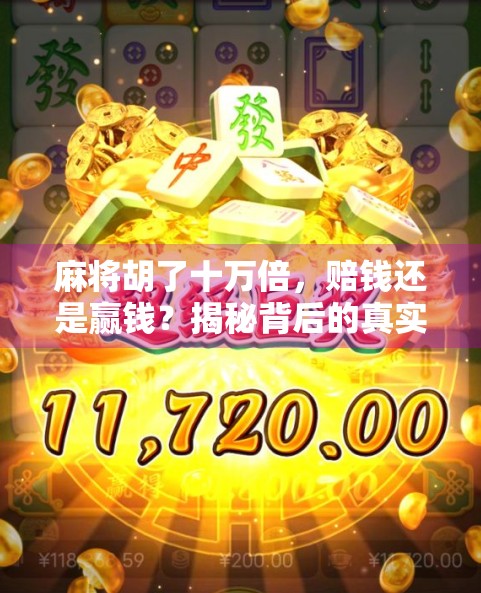麻将胡了十万倍，赔钱还是赢钱？揭秘背后的真实代价！