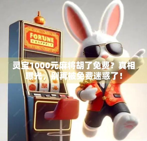 灵宝1000元麻将胡了免费？真相曝光，别再被免费迷惑了！