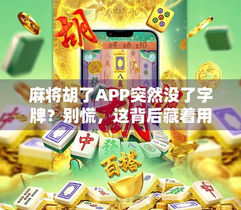 麻将胡了APP突然没了字牌？别慌，这背后藏着用户需求的进化密码！