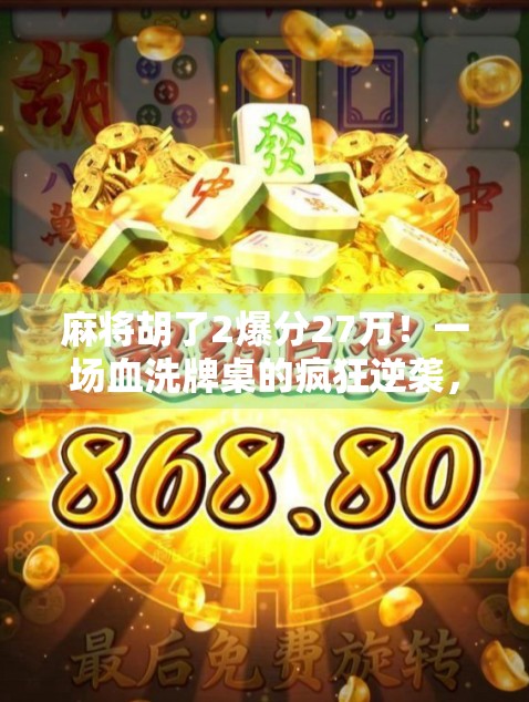 麻将胡了2爆分27万！一场血洗牌桌的疯狂逆袭，你敢信吗？