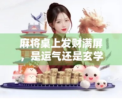 麻将桌上发财满屏，是运气还是玄学？揭秘你没看懂的牌局密码！